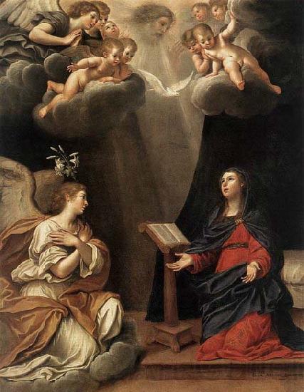 Albani  Francesco The Annunciation Norge oil painting art